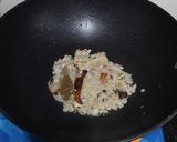 A picture of step 3 of Soya Chaap Masala.