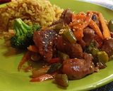 Foto del paso 1 de la receta: Wok de Cerdo agridulce con vegetales y semillas