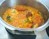 A picture of step 6 of Bengali style special bhoger khichdi for Durga Puja.
