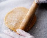 A picture of step 8 of Mango Frangipane Tart | Gorgeous Orange Yellow Tart.