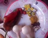 A picture of step 1 of Special fried rice.