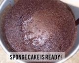 A picture of step 6 of Chocolate Sponge Cake.