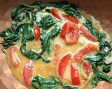 รูปขั้นตอนการทำที่ 4 ของ ผักโขมผัดไข่