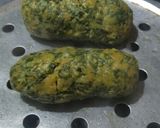 A picture of step 4 of Radish leaves pattour (Mooli ke patte ke pattour).