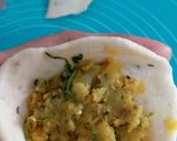 A picture of step 20 of Aloo Samosa.