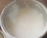 A picture of step 1 of Coconut Pap(Akamu).