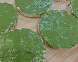 Foto del paso 4 de la receta: Tortitas de arroz con chocolate de Matcha