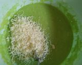 Foto langkah ke 3 dari resep Muffin Pandan Keju (Cuma Diaduk Saja, Mudah).