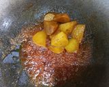 Gambar langkah 2 resipi Sotong Kicap Kari.