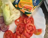 A picture of step 1 of Sandwich #4weekchallenge.