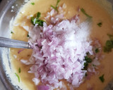 A picture of step 4 of Moong dal appe.