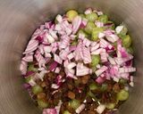 A picture of step 1 of Spiced gooseberry chutney.