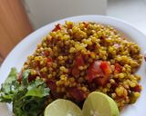 A picture of step 5 of Jowar Upma.