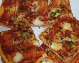 Une image de l'étape 5 de Pizza 🍕 carré Algérienne 🇩🇿 😋À la semoule.