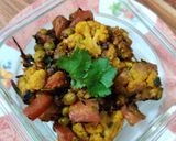 A picture of step 11 of Gajar Matar Gobhi Sabzi.