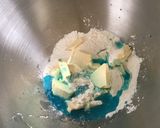 Une image de l'étape 2 de Pâte brisée au curaçao.