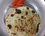 A picture of step 4 of Tofu stuff palak paratha.