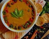 A picture of step 6 of Pumpkin,carrot and lentils soup.
