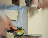 Foto del paso 2 de la receta: Napolitanas de jamón York y queso
