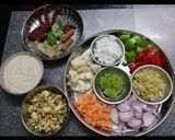 A picture of step 1 of Protein rich Mix Sprouts Vegetable. Khichdi.