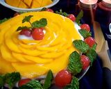 A picture of step 10 of Mango Custard Tart.