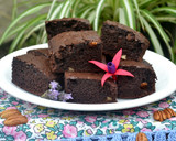 Foto del paso 4 de la receta: Brownies de cacao, café y nueces💜 (sin manteca, sin harina)