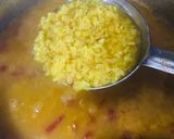 A picture of step 1 of Moong masoor ki dal.