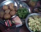 A picture of step 11 of Navratri thali.