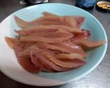 香麻炒魷魚搭小松菜的食譜步驟1照片