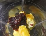 A picture of step 1 of Gulkand shake.