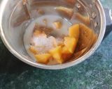 A picture of step 1 of Refreshing milk with Musk Melons.