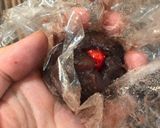 A picture of step 1 of Easy strawberry daifuku.