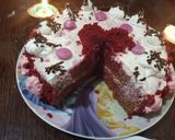 A picture of step 24 of Eggless Red Velvet Cake (without oven).