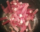 Foto del passaggio 1 della ricetta #193 Pasta al forno con scamorza e speck