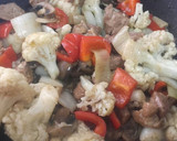 Foto del paso 13 de la receta: Cerdo teriyaki con coliflor