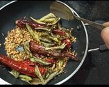 A picture of step 1 of Dal palak curry.
