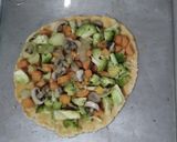 Foto langkah ke 4 dari resep 11. Pizza tempe brokoli jamur.