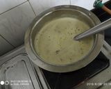 A picture of step 1 of Authentic spinach pakoda kadhi.