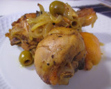 Foto del paso 10 de la receta: Pollo al curry con limón y aceitunas