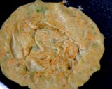 A picture of step 5 of Egg Paratha.