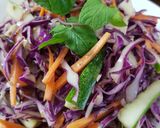 Hình bước làm 4 của món Salad bắp cải tím (dùng cả cho món ăn chay)