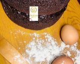 A picture of step 5 of Moist chocolate cake.