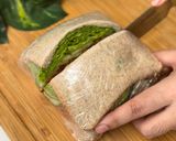 Foto langkah ke 7 dari resep Sarapan Diet : Sandwich Ayam Jamur (424 kkal).