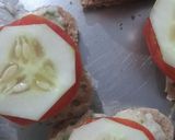 A picture of step 5 of Healthy & Nutritious Brown Bread Sandwich Hearts.