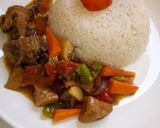 A picture of step 5 of Sweet and sour sauce.