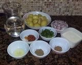 A picture of step 1 of Souji ki kachori #Cookpadramadan.