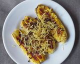 Foto langkah ke 3 dari resep Pisang bakar keju cokelat.