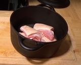 A picture of step 1 of Pork Rillettes.