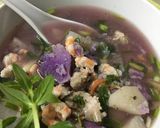 Hình bước làm 3 của món Canh khoai từ, khoai mỡ nấu tôm