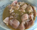 Une image de l'étape 6 de Poulet mariné aux poivrons bicolores.